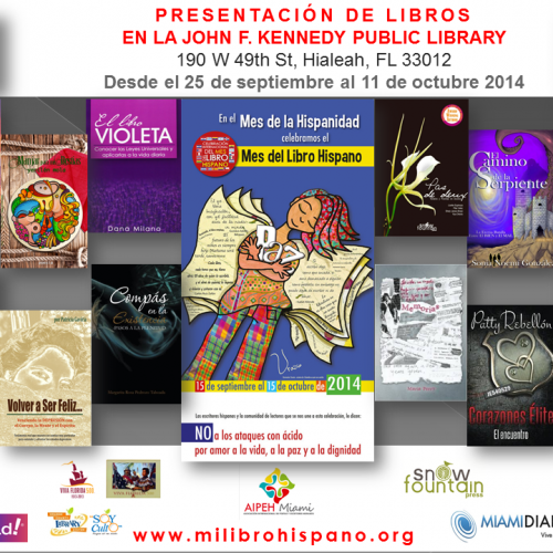 Autores hispanos se presentarán en la John F. Kennedy Public Library durante el Mes del Libro Hispano Autores hispanos se presentarán en la John F. Kennedy Public Library durante el Mes del Libro Hispano