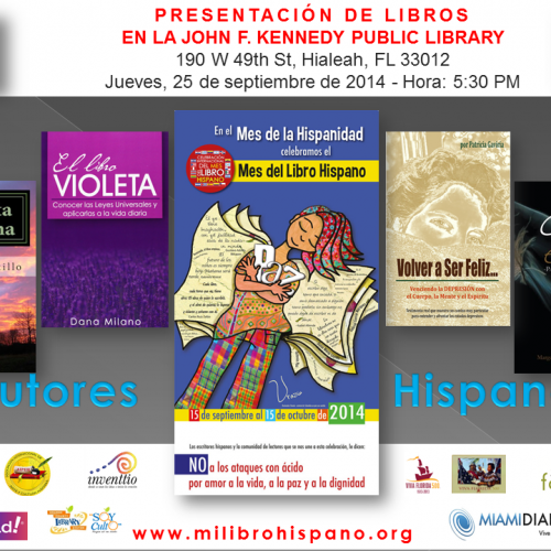 Septiembre 25: Oswaldo Portillo, Dana Milano, Patricia Gaviria y Margarita Pedrozo T., presentarán sus libros en la JFK Public Library Septiembre 25: Oswaldo Portillo, Dana Milano, Patricia Gaviria y Margarita Pedrozo T., presentarán sus libros en la JFK Public Library