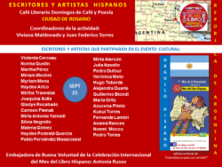 La ciudad de Rosario en Argentina, lista para la Celebración Internacional del Mes del Libro Hispano 2014 La ciudad de Rosario en Argentina, lista para la Celebración Internacional del Mes del Libro Hispano 2014