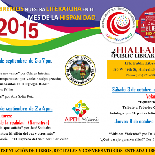 Presentación de libros, recitales y conversatorios. ENTRADA LIBRE Presentación de libros, recitales y conversatorios. ENTRADA LIBRE