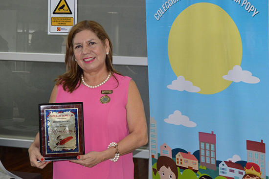 Escritora Popy de Kuri lanzó su cuarto cuento infantil “Tía Popy y las iguanas en el parque Seminario