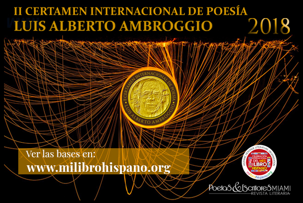 Milibrohispano lanza el II Certamen Internacional de Poesía Luis Alberto Ambroggio 2018