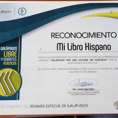 Hispanic Heritage Literature Organization recibió reconocimiento en Galápagos Hispanic Heritage Literature Organization recibió reconocimiento en Galápagos