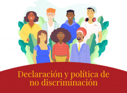 02. Declaración y política de no discriminación 02. Declaración y política de no discriminación